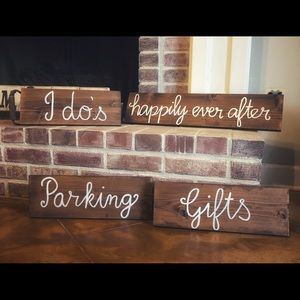 Wedding signs